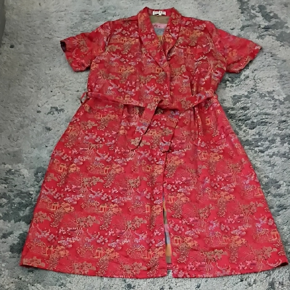 Double Peach Women's Satiny Robe